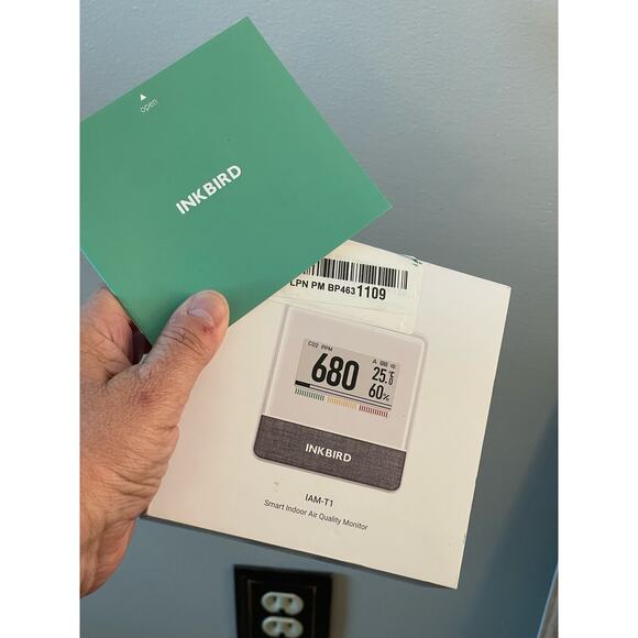 NEW OPEN BOX INKBIRD CO2 Detector Bluetooth Indoor Air Quality Monitor IAM-T1 - Picture 2 of 5